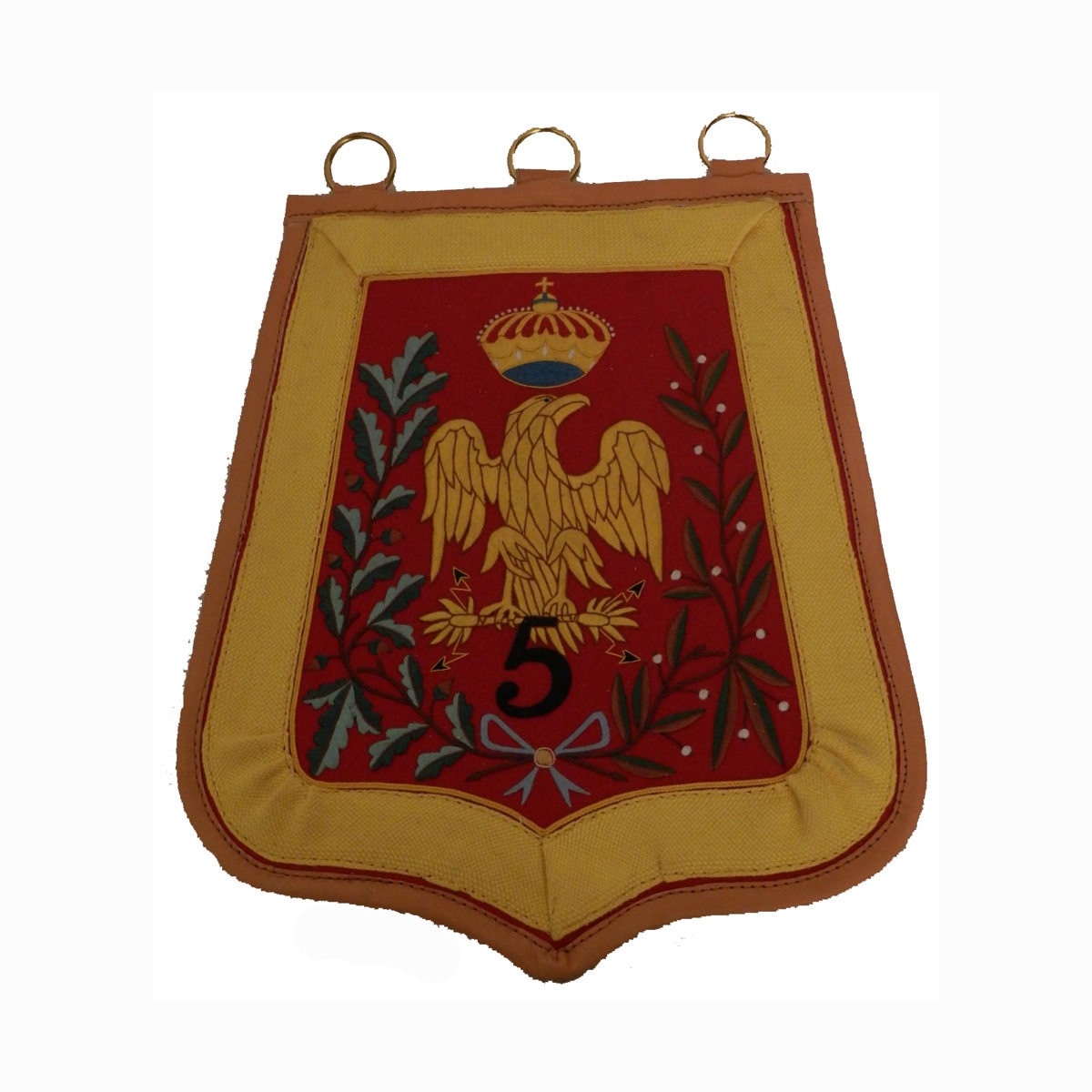 Sabretache 5th hussar, troop flag handmade very nice quality customized USA Hand Embroidery 